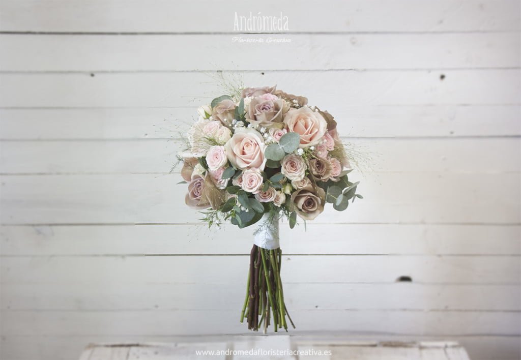 ramo de novia nude