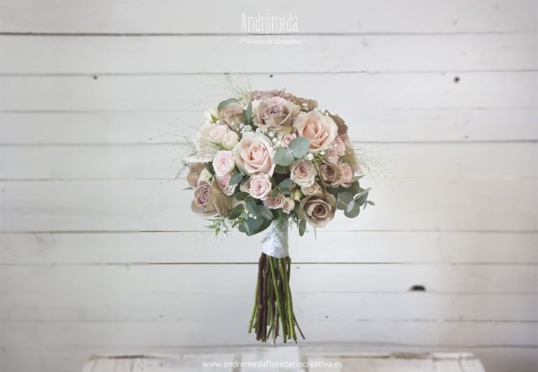 ramo de novia nude