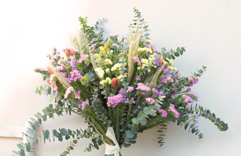 Cómo secar tu ramo de siemprevivas_andromeda_floristeria